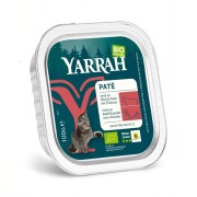 Bio Pastete Getreidefrei mit Rind 100g Katze Nassfutter Yarrah
